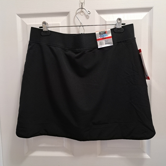 ❤️ NWT 32° Degrees Active Skort Women's Black Stretch Skirt With Shorts - Picture 4 of 13